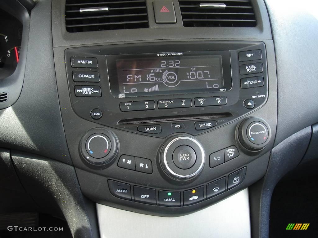 2003 Accord EX V6 Sedan - Satin Silver Metallic / Black photo #26