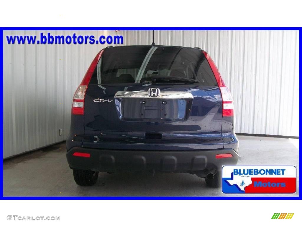 2008 CR-V EX 4WD - Royal Blue Pearl / Black photo #4