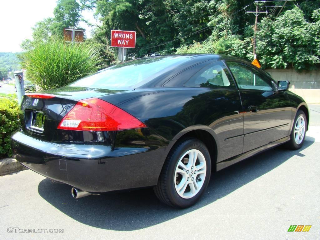 2006 Accord EX-L Coupe - Nighthawk Black Pearl / Black photo #4