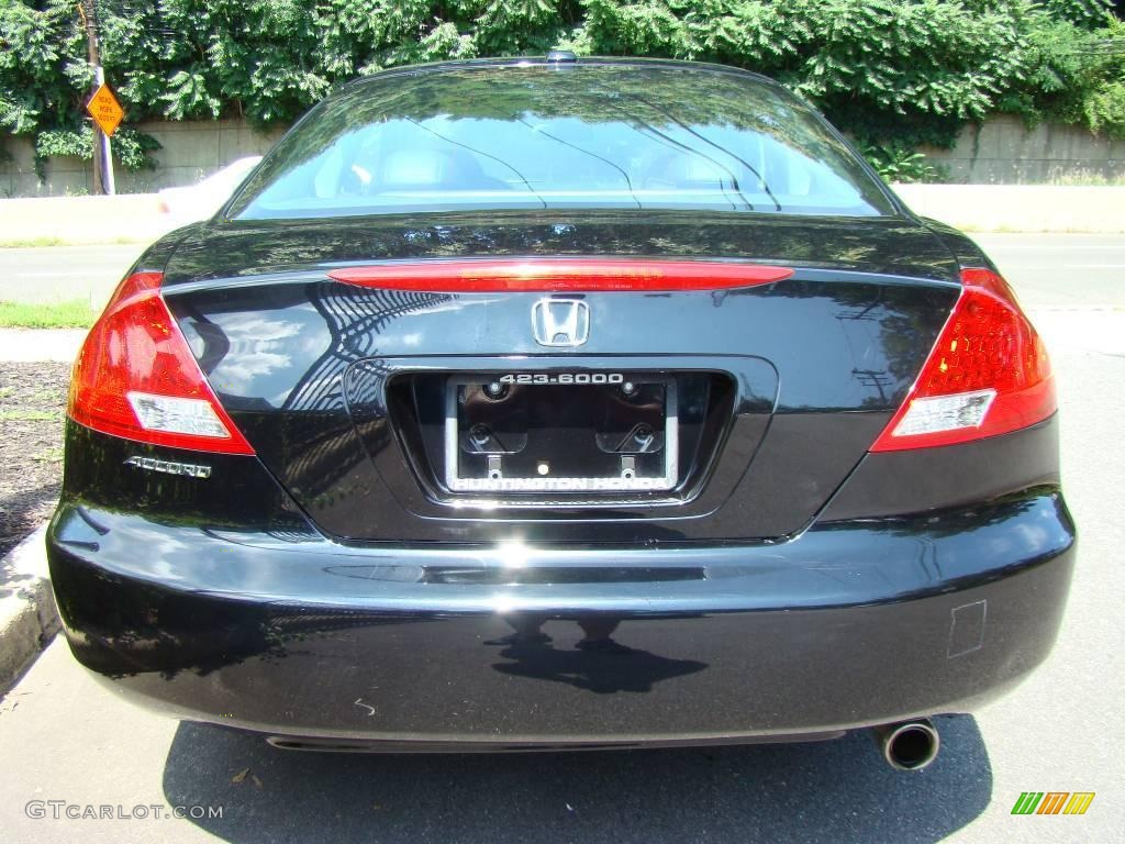 2006 Accord EX-L Coupe - Nighthawk Black Pearl / Black photo #5