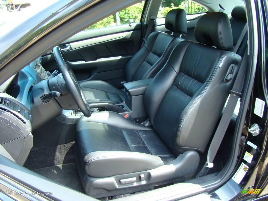 2006 Accord EX-L Coupe - Nighthawk Black Pearl / Black photo #8