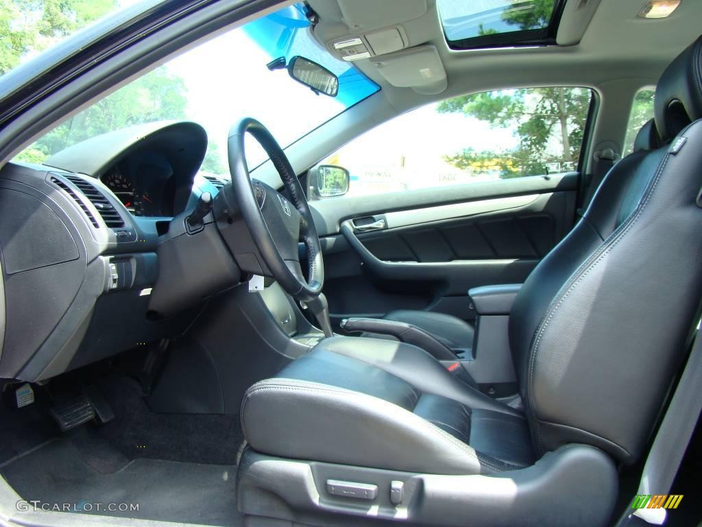 2006 Accord EX-L Coupe - Nighthawk Black Pearl / Black photo #10