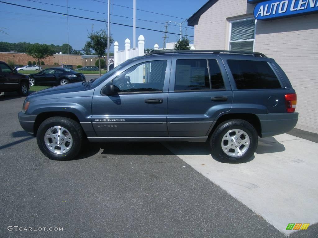 2002 Grand Cherokee Laredo 4x4 - Steel Blue Pearlcoat / Dark Slate Gray photo #3