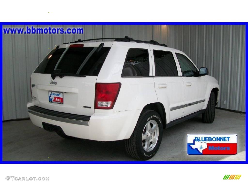 2007 Grand Cherokee Limited 4x4 - Stone White / Medium Slate Gray photo #3