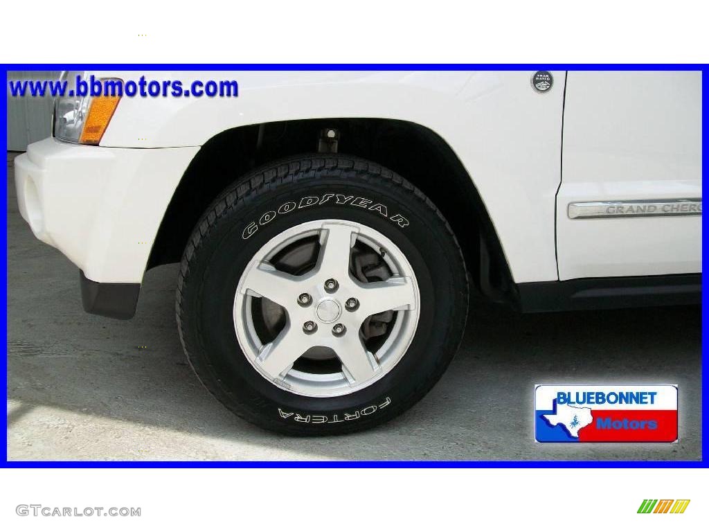 2007 Grand Cherokee Limited 4x4 - Stone White / Medium Slate Gray photo #5