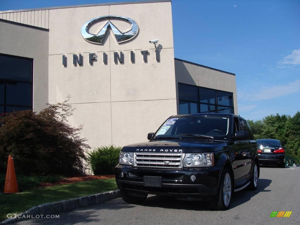 2007 Range Rover Sport Supercharged - Java Black Pearl / Ebony Black photo #1