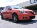 2004 Lava Orange Mica Mazda MAZDA3 s Sedan  photo #2