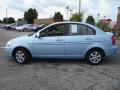 2009 Ice Blue Hyundai Accent GLS 4 Door  photo #2