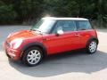 2003 Chili Red Mini Cooper Hardtop  photo #2