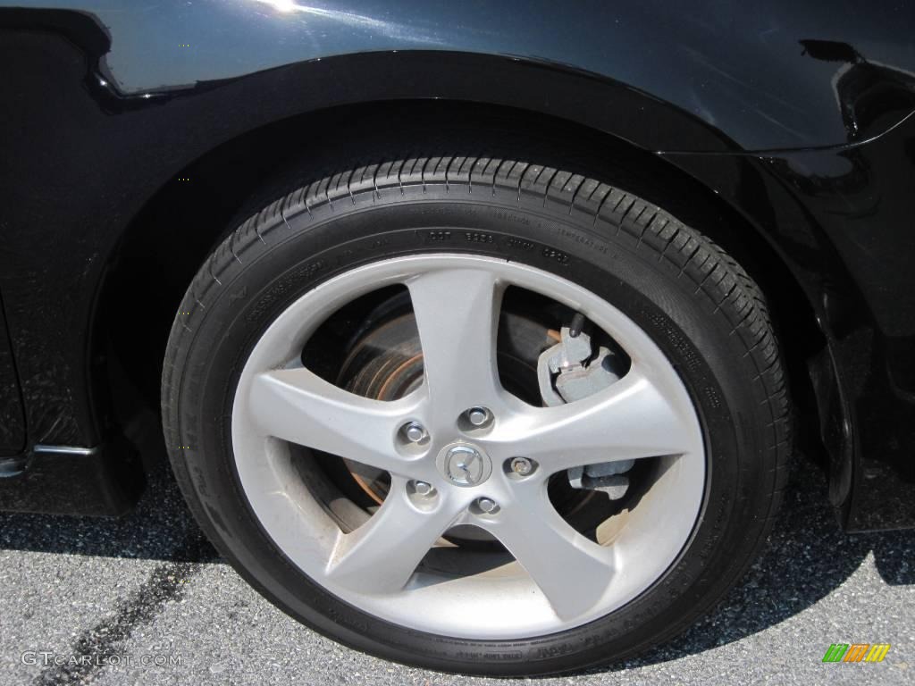 2007 MAZDA6 s Sport Sedan - Onyx Black / Black photo #4