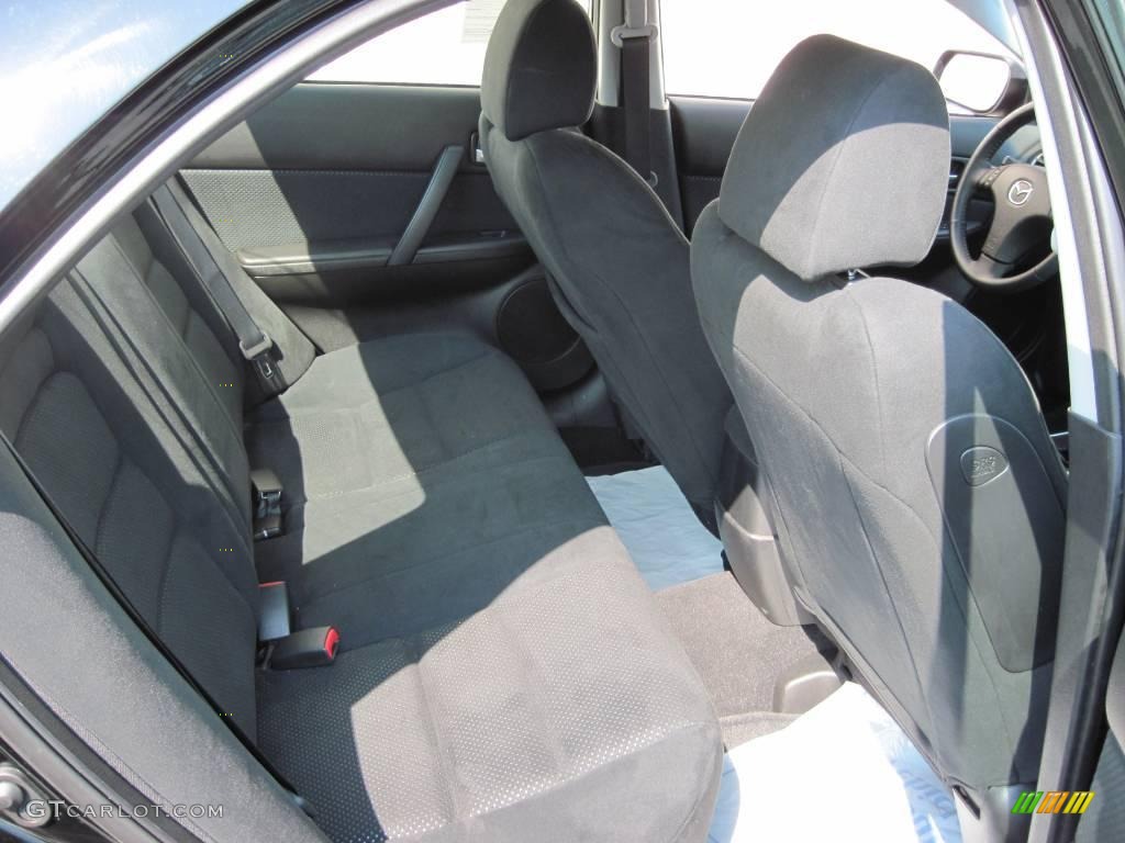 2007 MAZDA6 s Sport Sedan - Onyx Black / Black photo #6