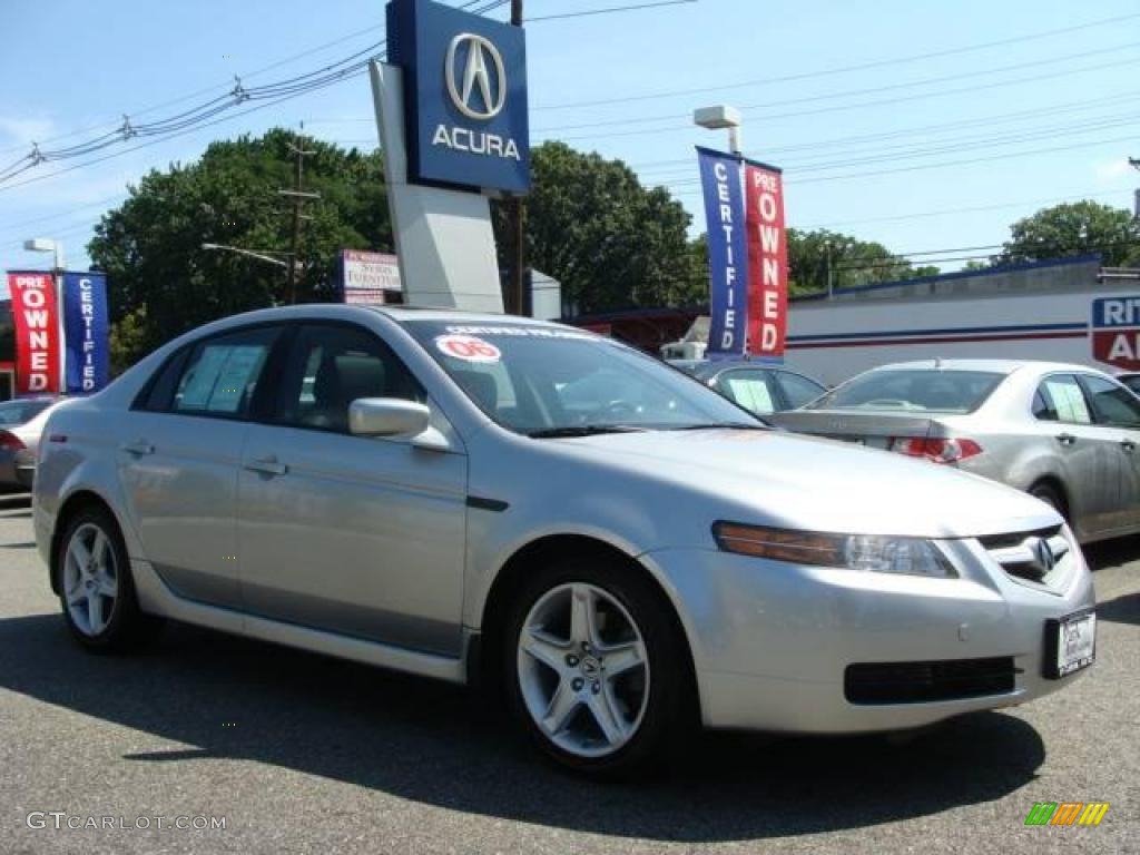 Alabaster Silver Metallic Acura TL