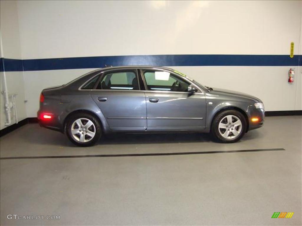 2006 A4 2.0T Sedan - Dolphin Gray Metallic / Ebony photo #3