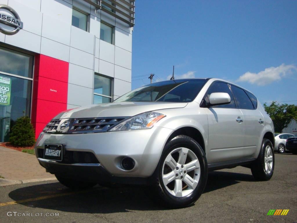 2006 Murano S AWD - Brilliant Silver Metallic / Charcoal photo #3