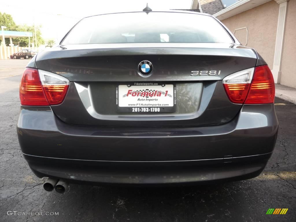 2007 3 Series 328i Sedan - Sparkling Graphite Metallic / Black photo #15