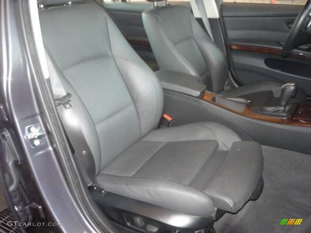 2007 3 Series 335i Sedan - Sparkling Graphite Metallic / Black photo #8