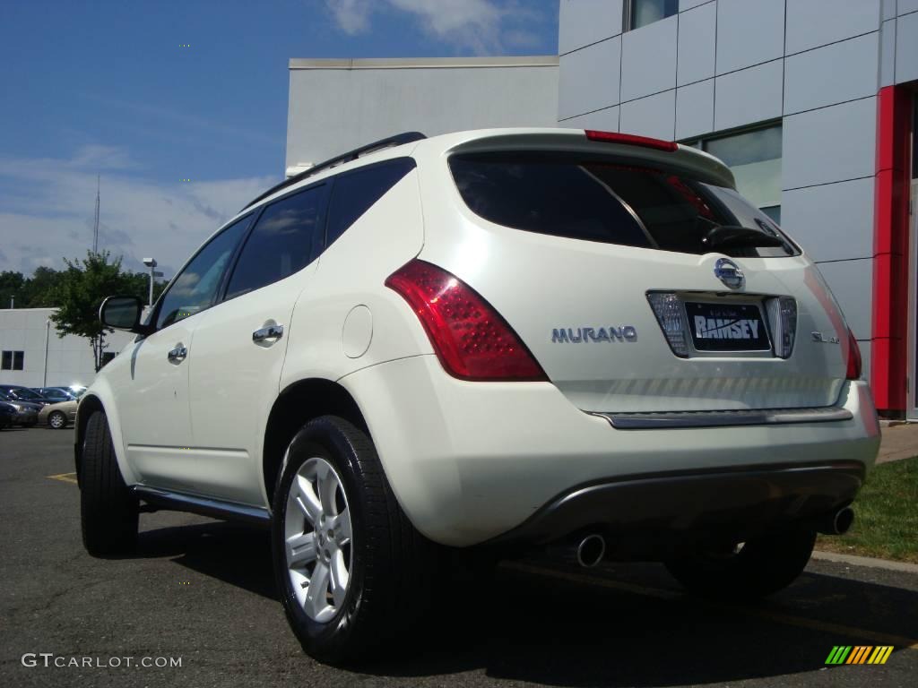 2006 Murano SL AWD - Glacier Pearl / Cafe Latte photo #6