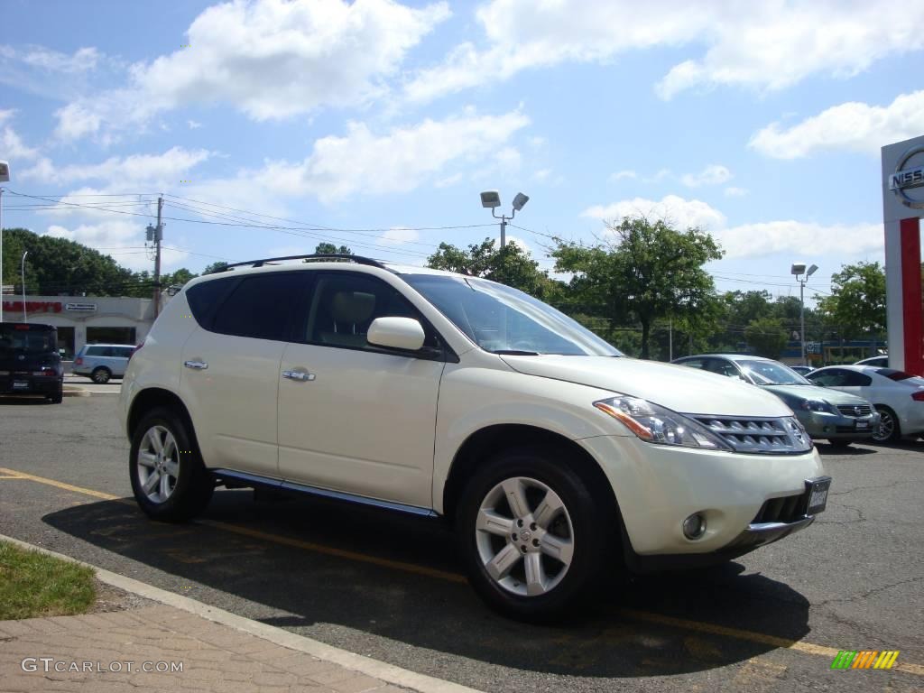 2006 Murano SL AWD - Glacier Pearl / Cafe Latte photo #11