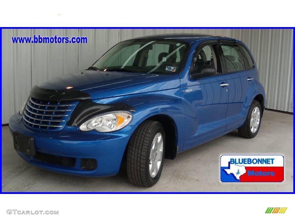 2006 PT Cruiser  - Electric Blue Pearl / Pastel Slate Gray photo #1