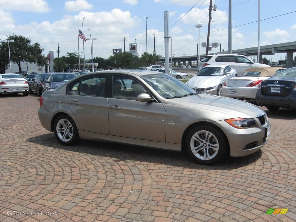 2008 3 Series 328i Sedan - Platinum Bronze Metallic / Beige photo #15