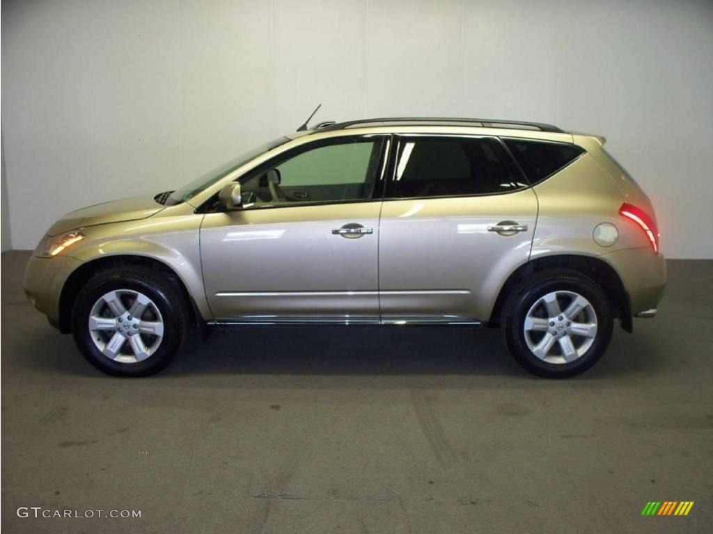 2006 Murano SL AWD - Chardonnay Metallic / Cafe Latte photo #3