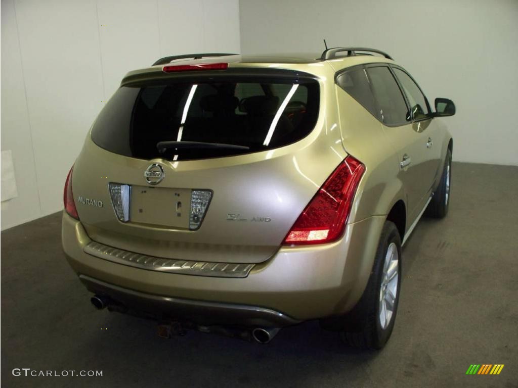 2006 Murano SL AWD - Chardonnay Metallic / Cafe Latte photo #6