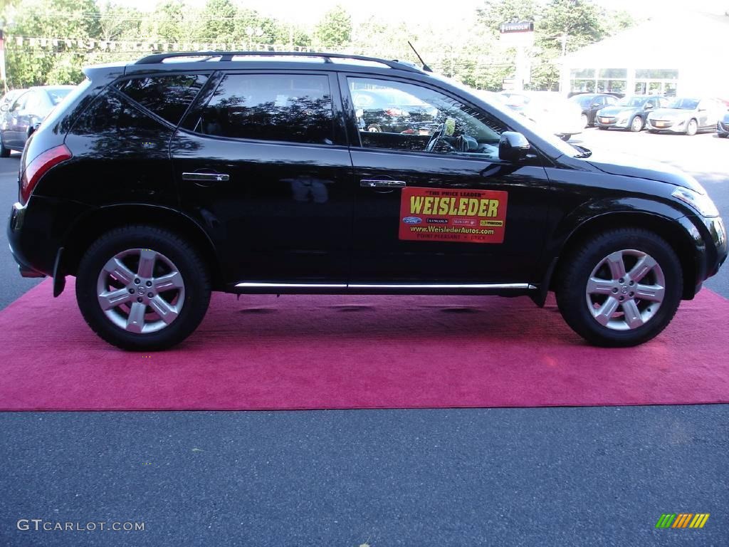 2006 Murano SL AWD - Super Black / Charcoal photo #4