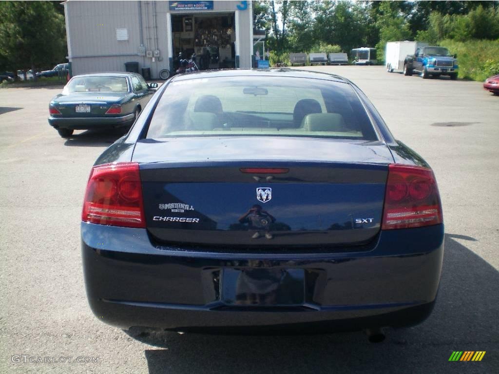 2006 Charger SXT - Midnight Blue Pearl / Dark Slate Gray/Light Slate Gray photo #4