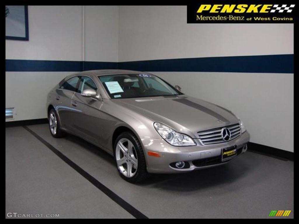 2006 CLS 500 - Pewter Metallic / Cashmere Beige photo #1