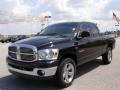 2008 Brilliant Black Crystal Pearl Dodge Ram 1500 Big Horn Edition Quad Cab 4x4  photo #7