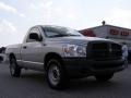 2008 Bright Silver Metallic Dodge Ram 1500 ST Regular Cab  photo #1