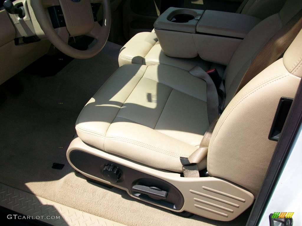 2006 F150 XLT SuperCab - Oxford White / Tan photo #12