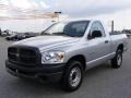 2008 Bright Silver Metallic Dodge Ram 1500 ST Regular Cab  photo #7