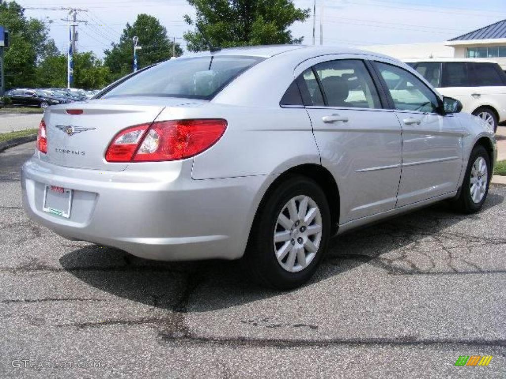 2008 Sebring LX Sedan - Bright Silver Metallic / Dark Slate Gray/Light Slate Gray photo #5