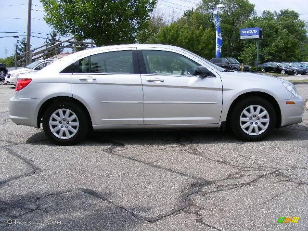 2008 Sebring LX Sedan - Bright Silver Metallic / Dark Slate Gray/Light Slate Gray photo #6