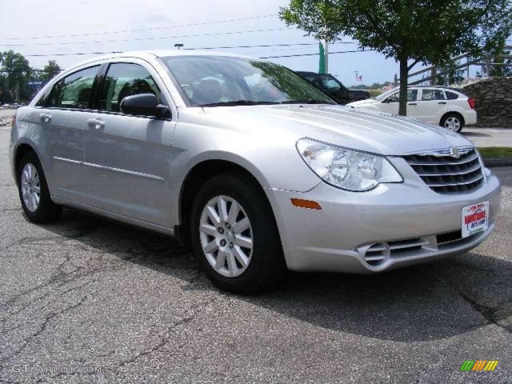 2008 Sebring LX Sedan - Bright Silver Metallic / Dark Slate Gray/Light Slate Gray photo #7