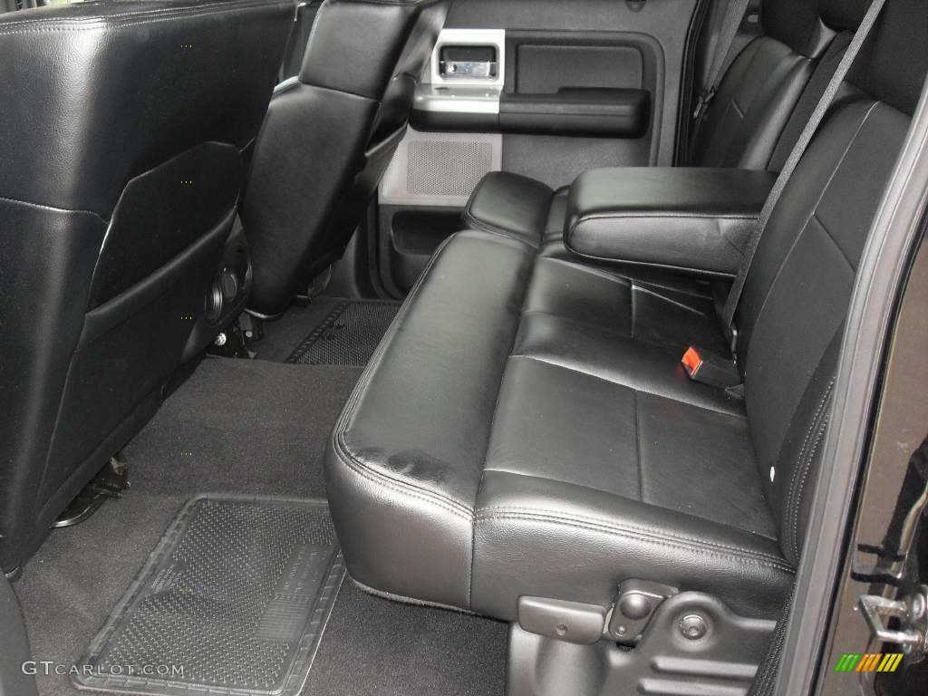 2006 F150 Lariat SuperCrew 4x4 - Black / Black photo #15