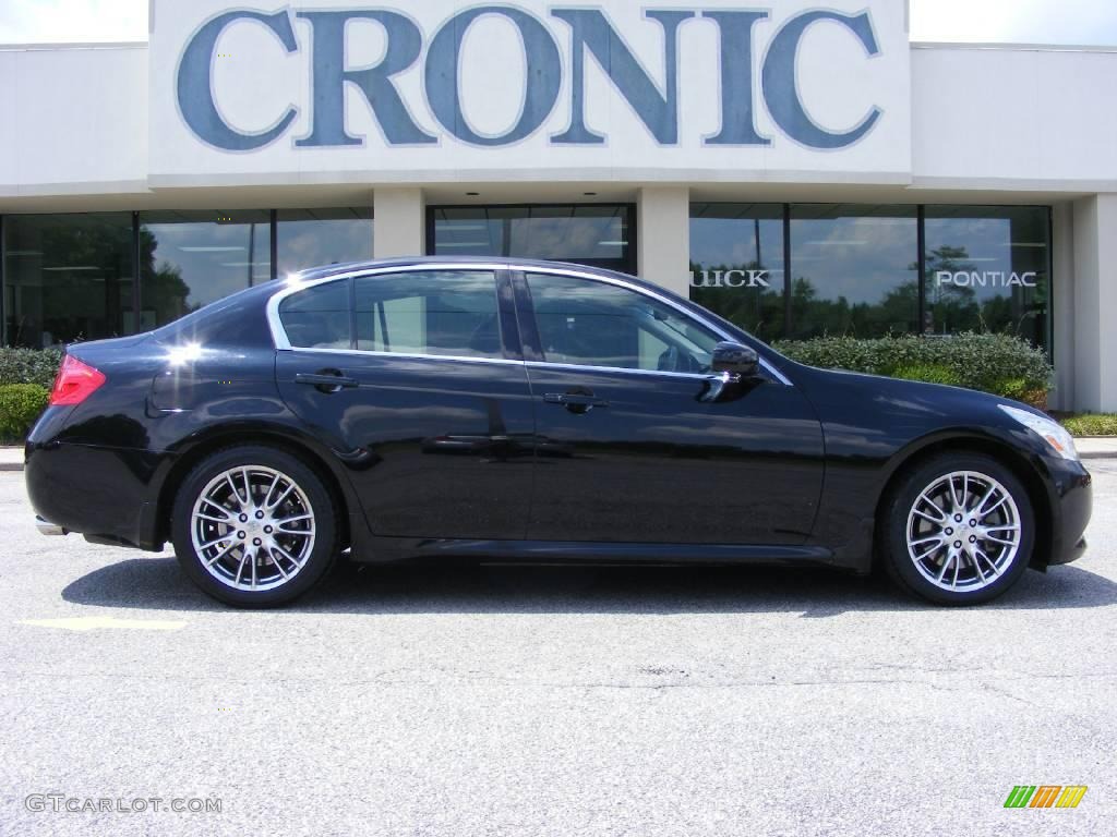 2007 G 35 S Sport Sedan - Black Obsidian / Graphite Black photo #1