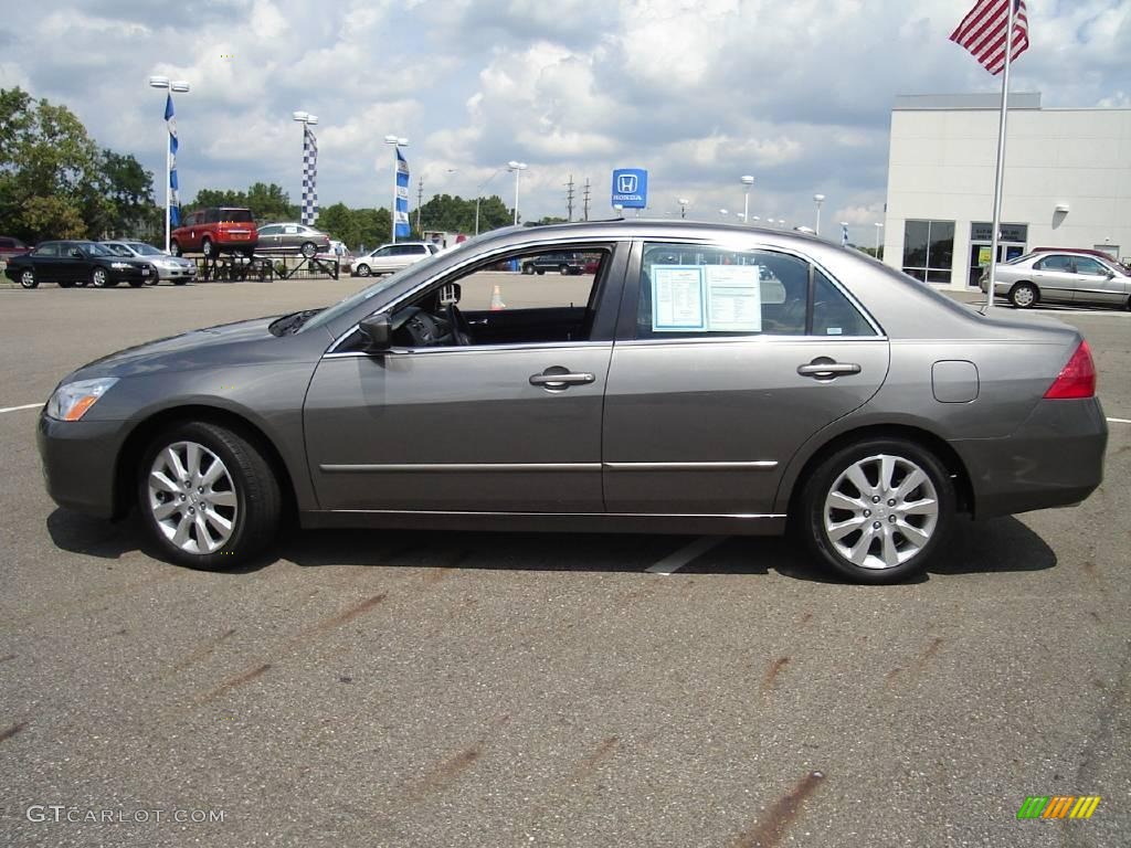 2006 Accord EX-L V6 Sedan - Carbon Bronze Pearl / Black photo #2