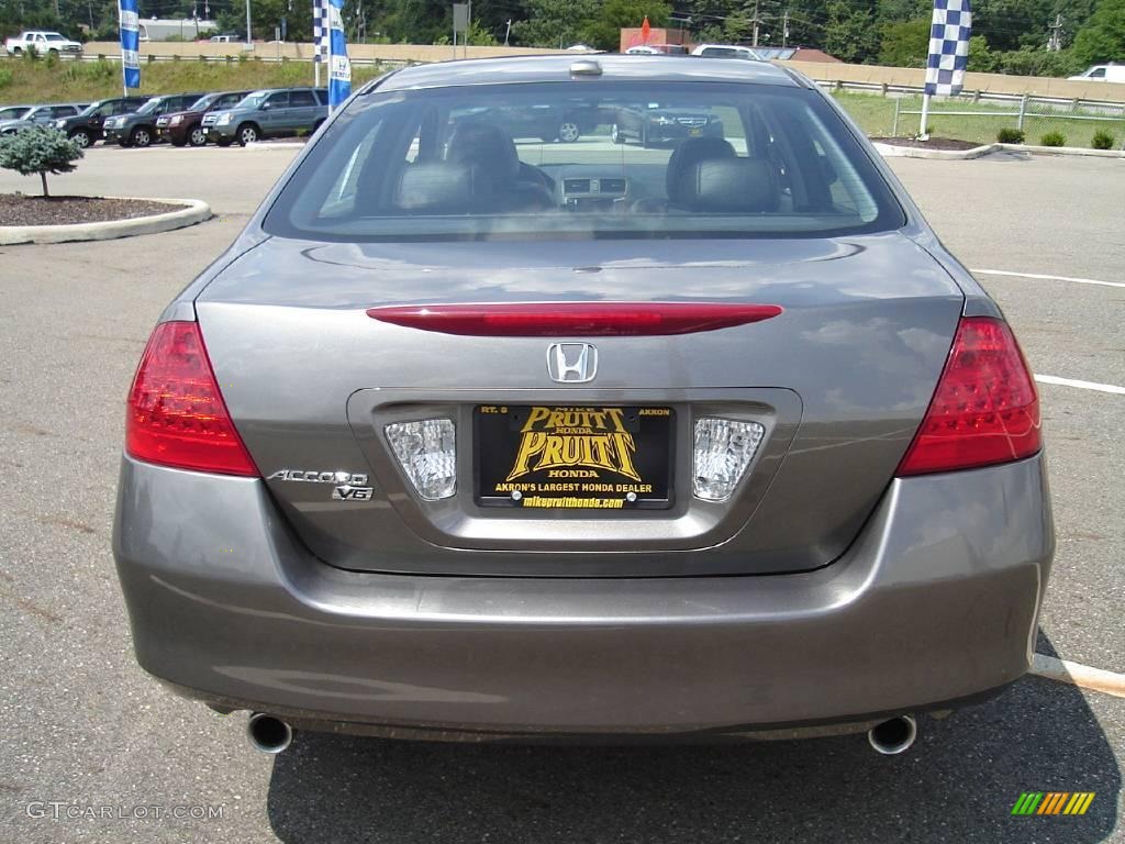 2006 Accord EX-L V6 Sedan - Carbon Bronze Pearl / Black photo #4