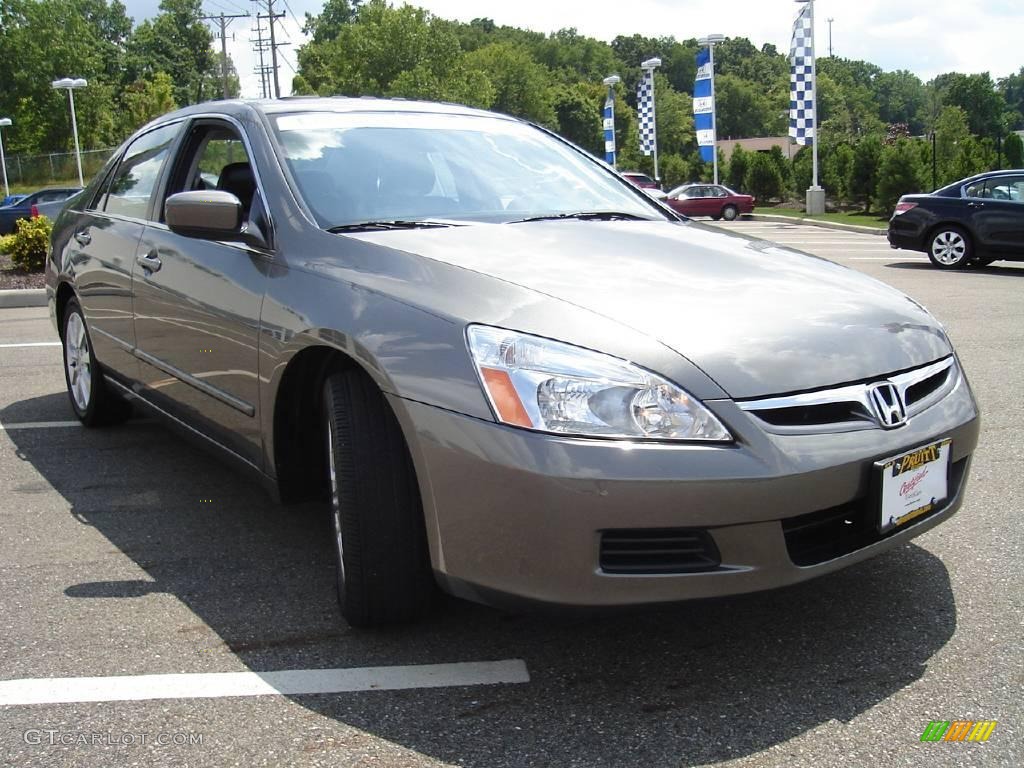 2006 Accord EX-L V6 Sedan - Carbon Bronze Pearl / Black photo #7