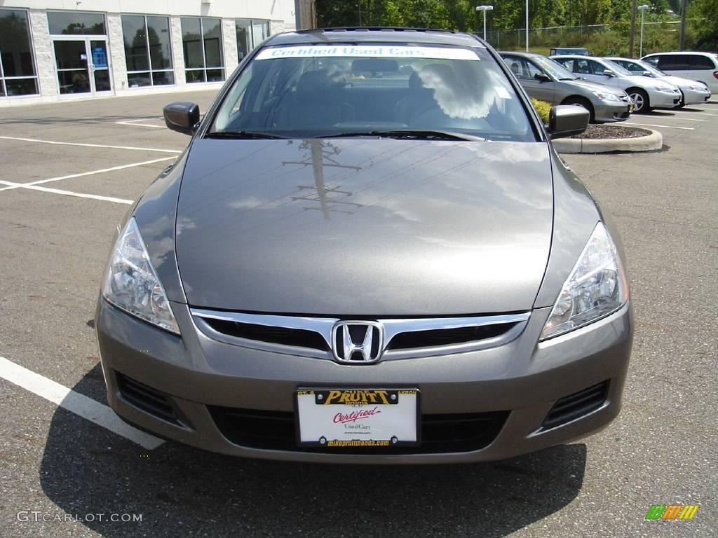 2006 Accord EX-L V6 Sedan - Carbon Bronze Pearl / Black photo #8