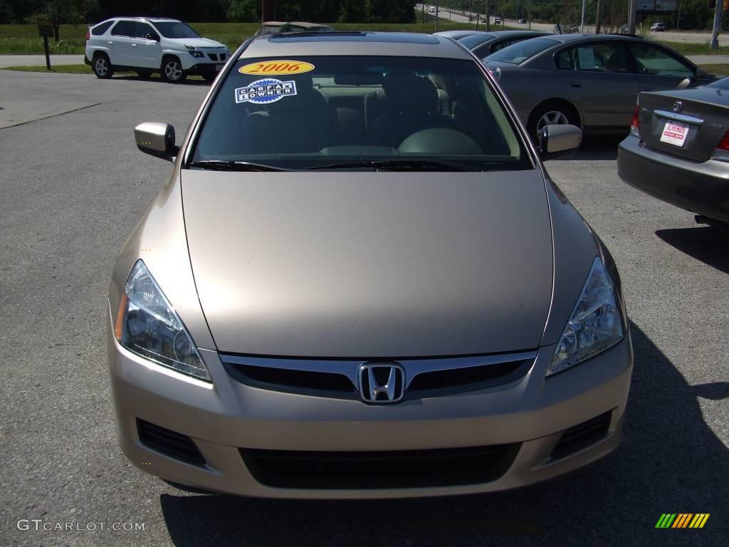 2006 Accord EX-L V6 Sedan - Desert Mist Metallic / Ivory photo #8