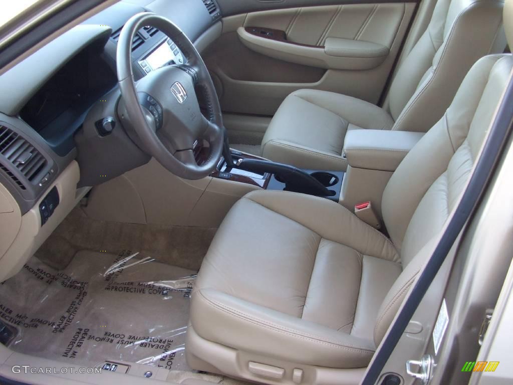 2006 Accord EX-L V6 Sedan - Desert Mist Metallic / Ivory photo #9
