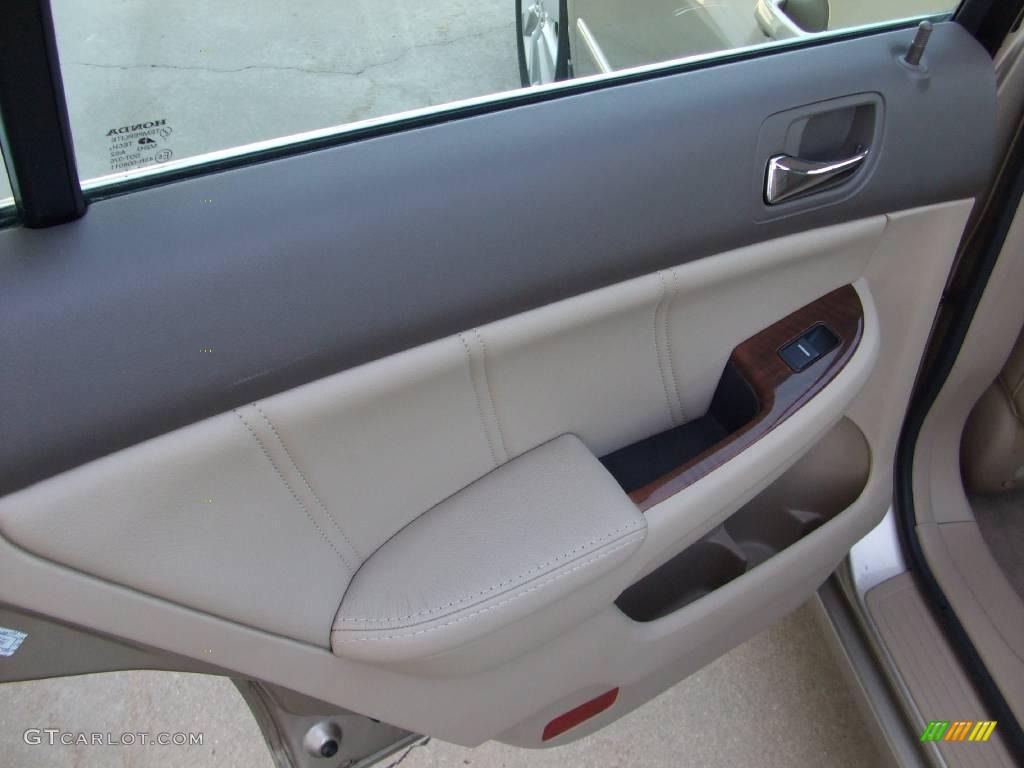 2006 Accord EX-L V6 Sedan - Desert Mist Metallic / Ivory photo #20