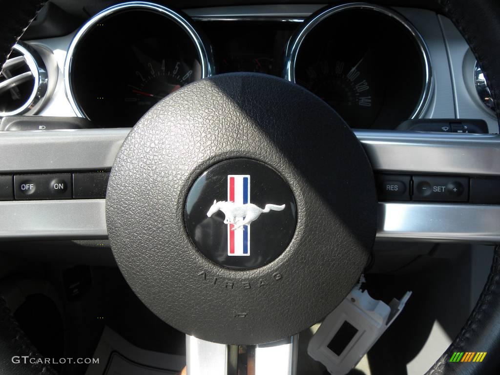 2007 Mustang GT Premium Coupe - Satin Silver Metallic / Light Graphite photo #17