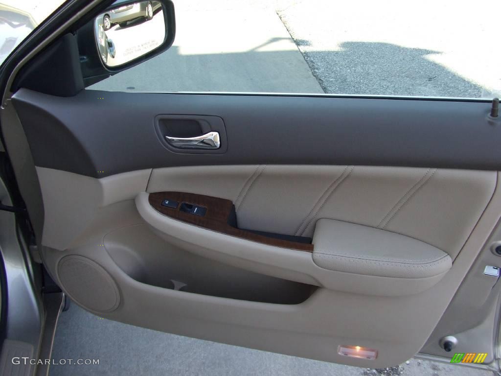 2006 Accord EX-L V6 Sedan - Desert Mist Metallic / Ivory photo #27