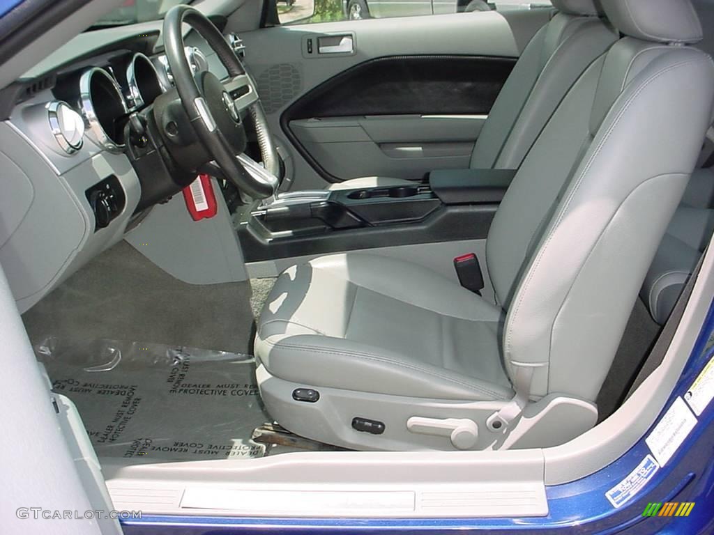 2007 Mustang V6 Premium Coupe - Vista Blue Metallic / Light Graphite photo #10