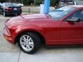 2008 Dark Candy Apple Red Ford Mustang V6 Deluxe Coupe  photo #19