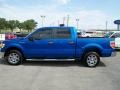 2009 Blue Flame Metallic Ford F150 XLT SuperCrew  photo #2